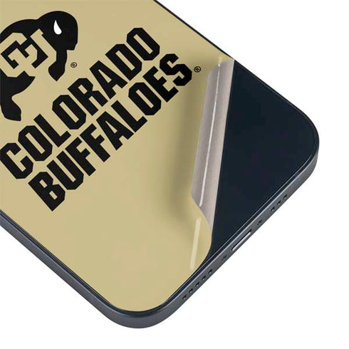 University of Colorado CU Collegiate Text iPhone 14 Plus Skin